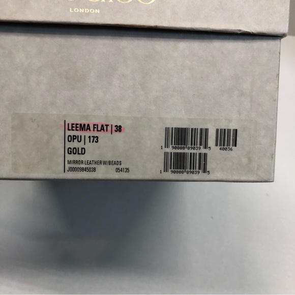 Jimmy Choo leema flat, gold, EUC - Picture 2 of 13